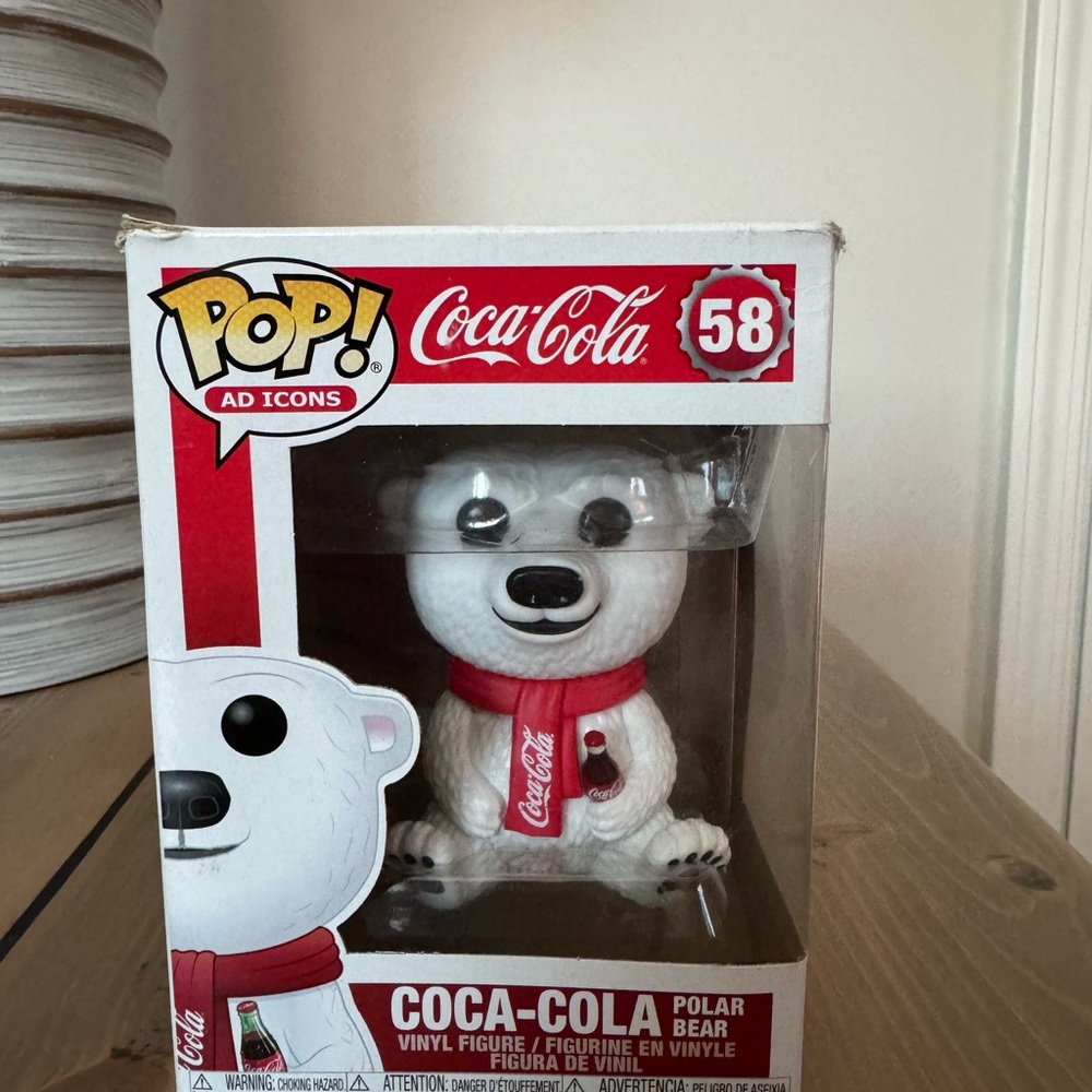 Funko Pop! Vinyl: Coca-Cola Polar Bear #58 - New In Box POP! Christmas Orlando